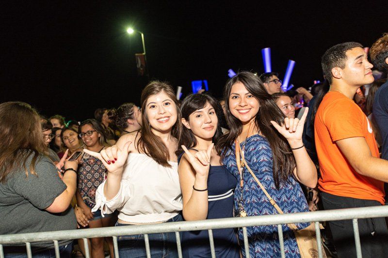 UTSA Midnight Lights Group of Students