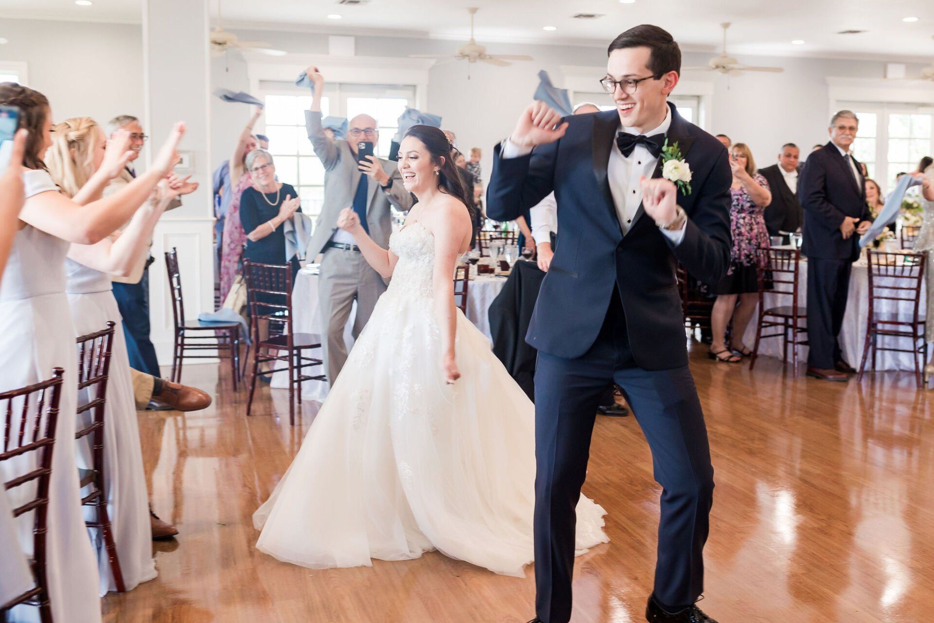 Guests dancing at Wedding