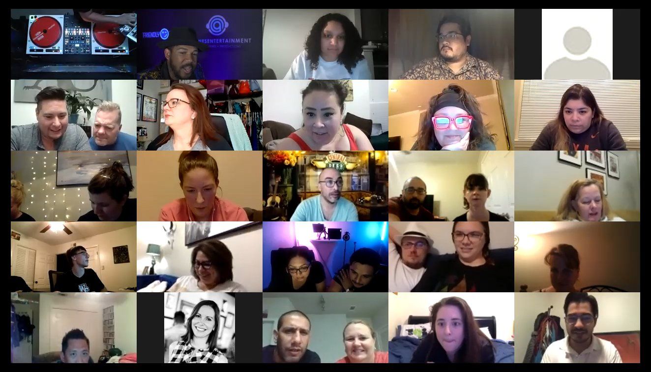 Virtual Event Video Call Screen