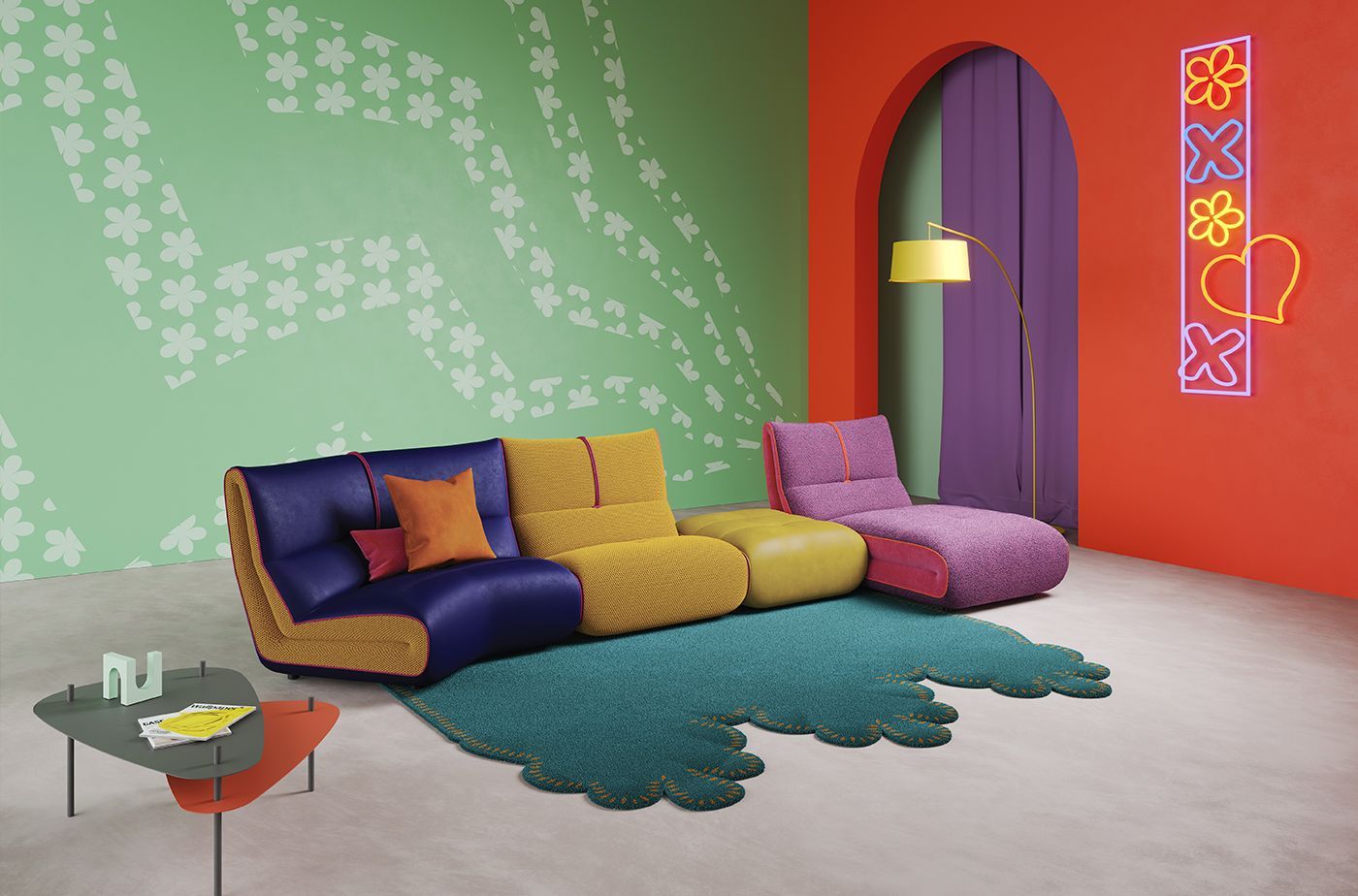 divani colorati