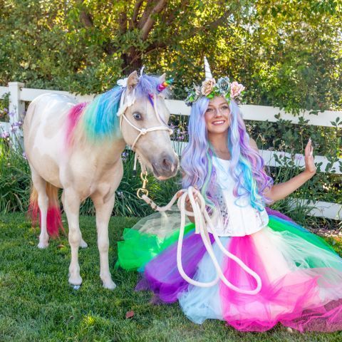 Rainbow Unicorn Princess & Live Rainbow Unicorn in San Diego