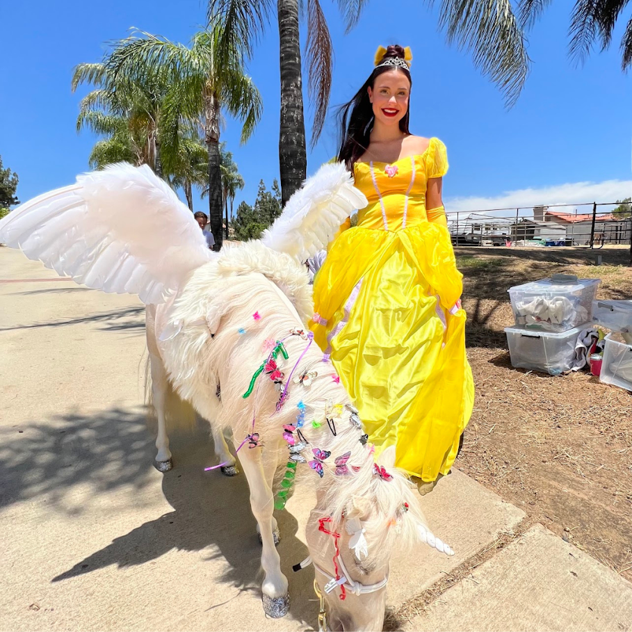 Belle with Pegasus – San Diego, CA – The Posh Unicorn Belle with Pegasus – San Diego, CA – The Posh Unicorn