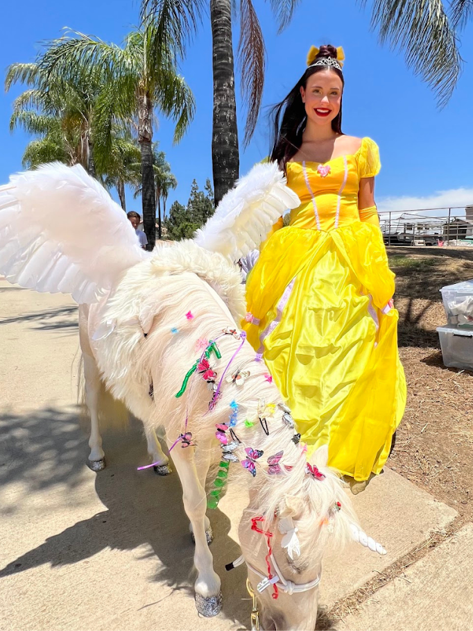 Belle with Pegasus – San Diego, CA – The Posh Unicorn Belle with Pegasus – San Diego, CA – The Posh Unicorn