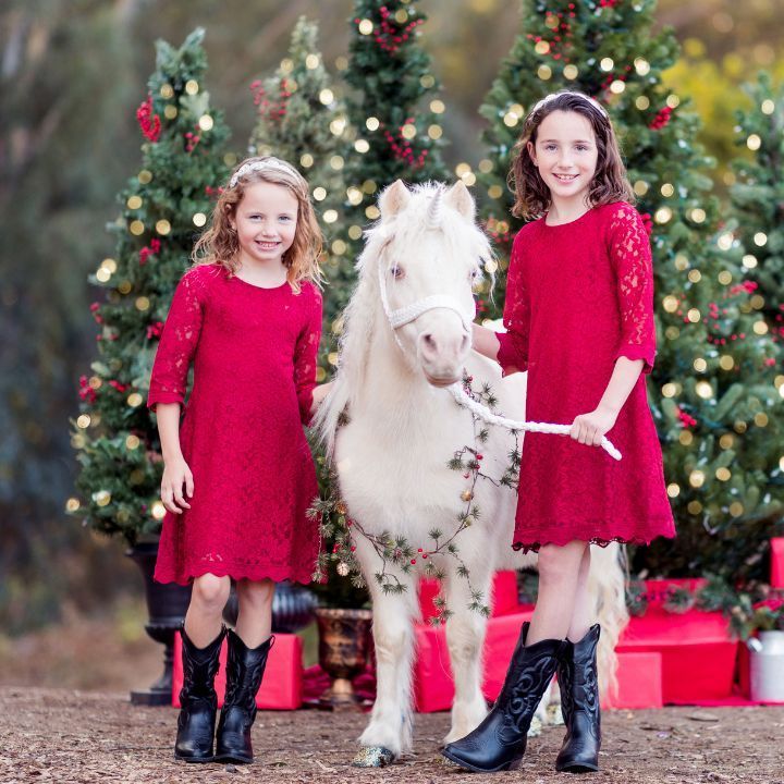 Christmas Unicorn Photoshoot San Diego