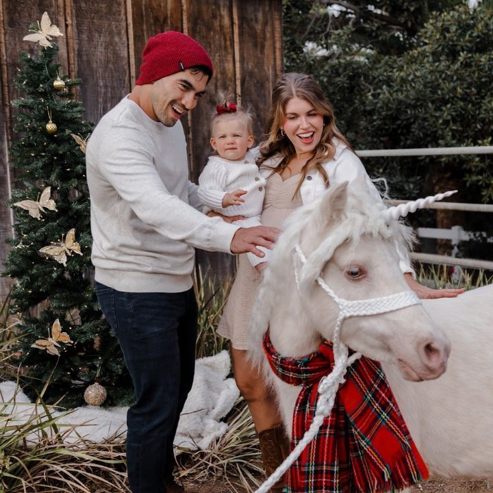 Christmas Unicorn Photoshoot San Diego