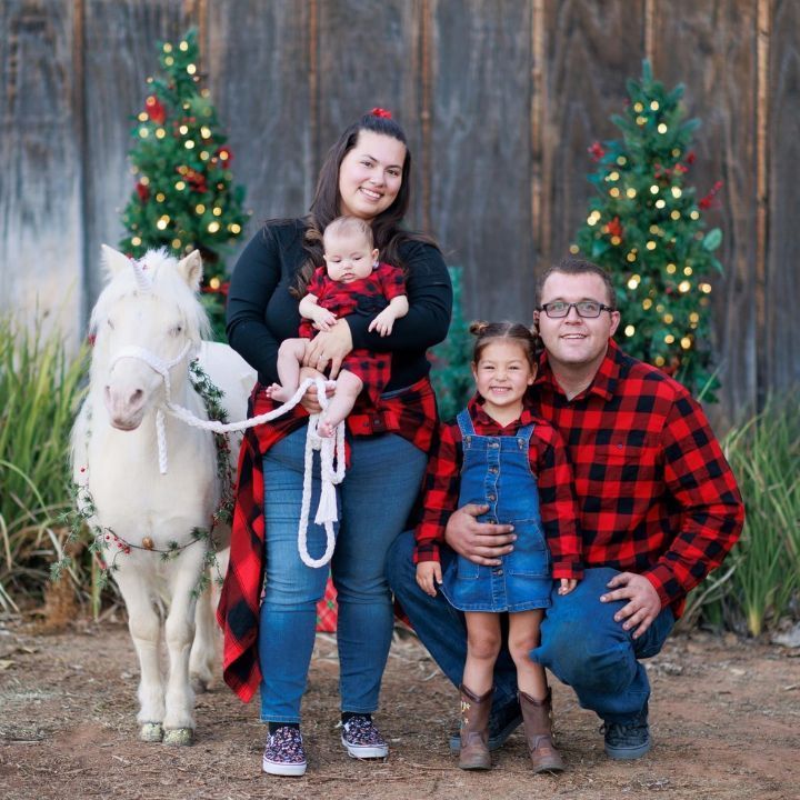 Christmas Family Unicorn Photoshoot in San Diego