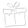 Gift icon in white