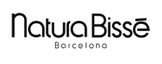 Natura Bissé logo with “Barcelona” beneath it in black text on a white background