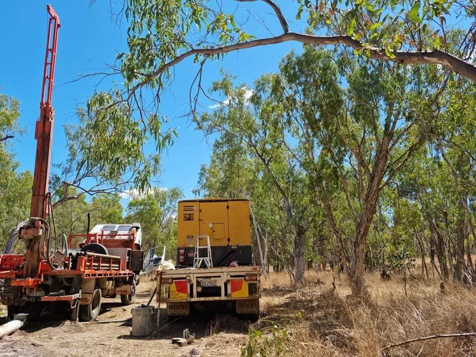 A Machine is Drilling a Hole in the Ground — FNQ Drilling in Babinda, QLD