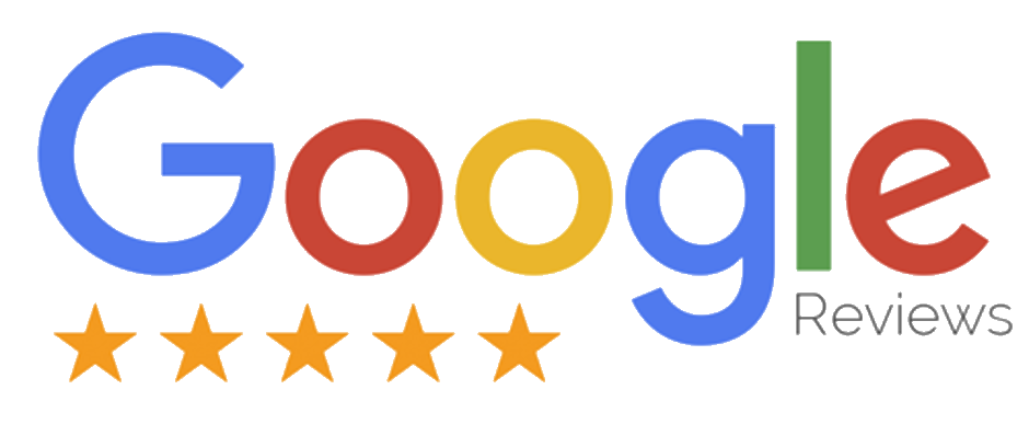 The google logo has five stars on it.