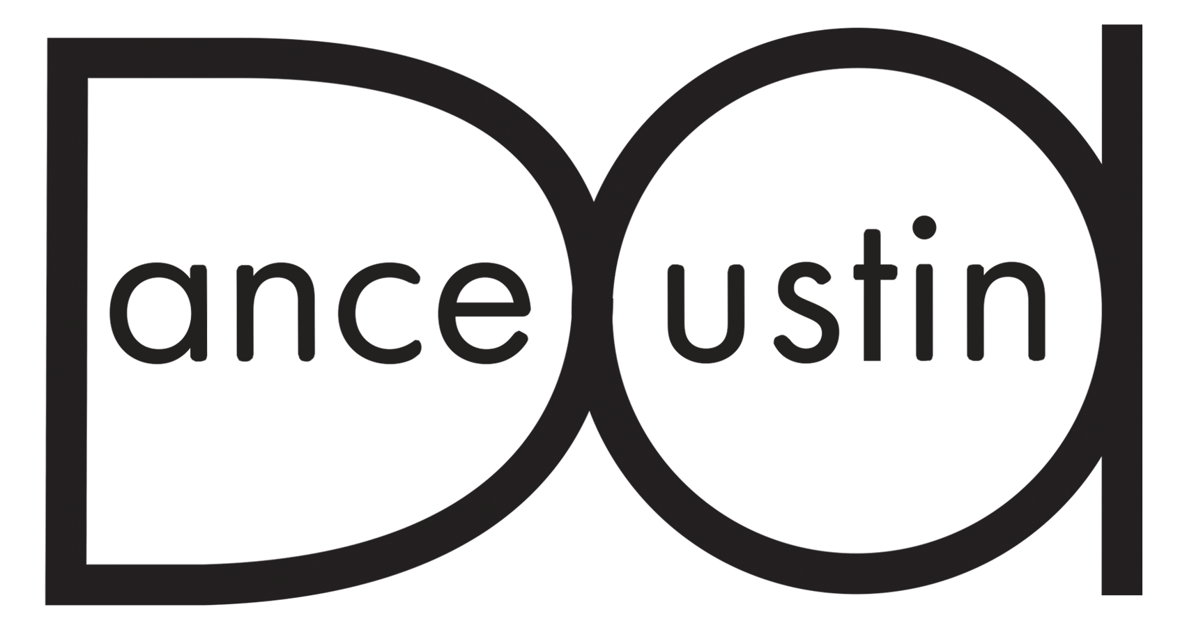 A black and white logo for lance ustin