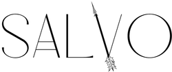 "SALVO" text logo with an arrow through the "V".