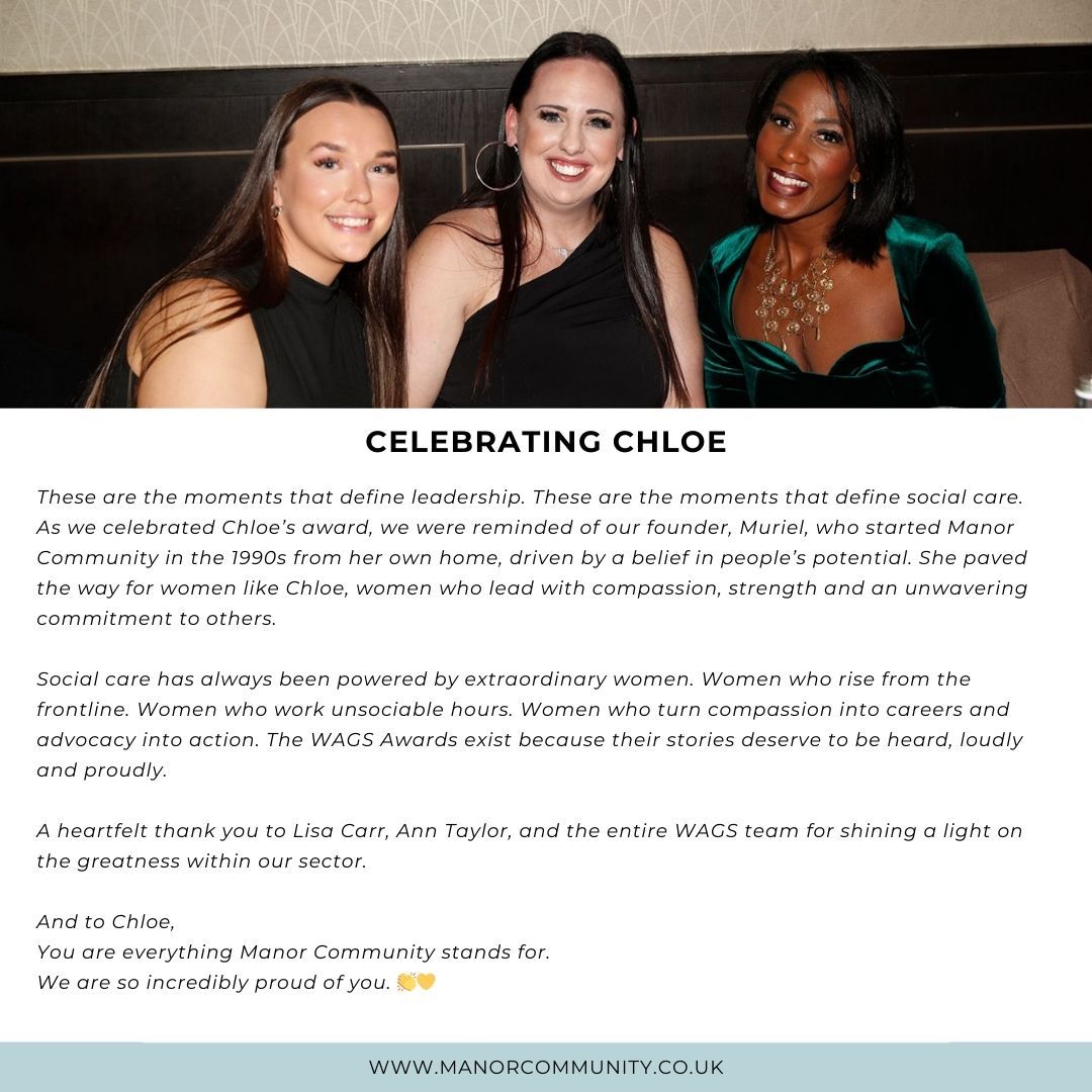 three women at awards ceremony