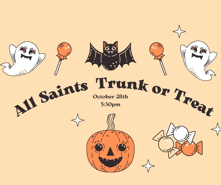 Trunk or treat is being held on wednesday , October 28.