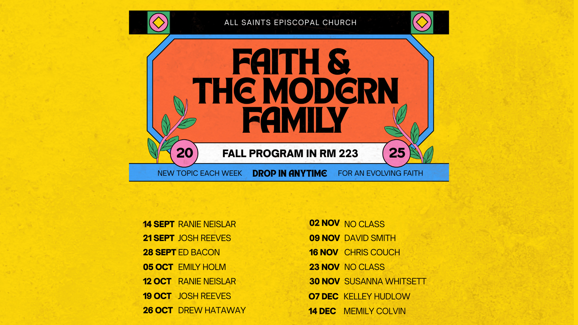 A poster for level 1 assistant catechist training