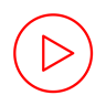 A red play button in a circle on a white background.