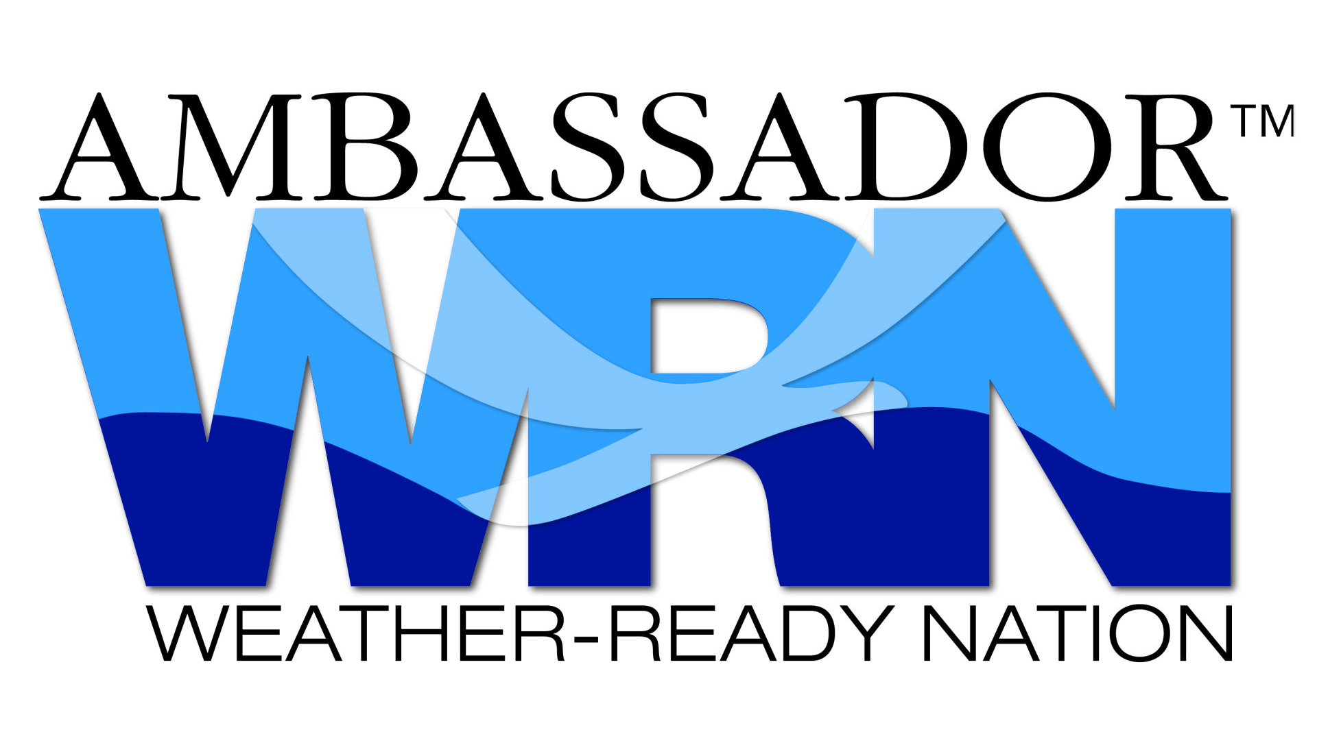 A logo for the ambassador weather ready nation
