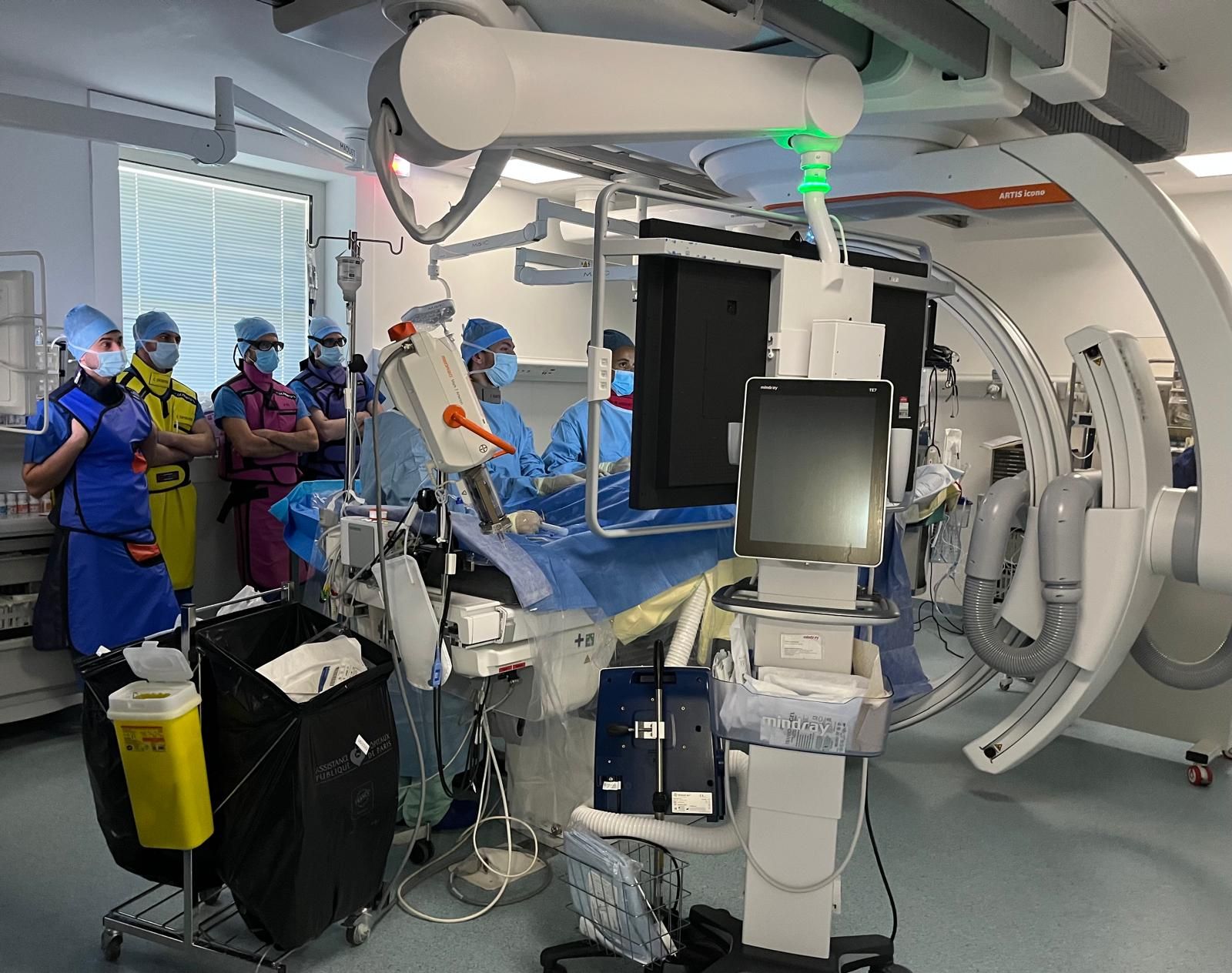 service radiologie interventionnelle pitie salpertriere workshop terumo embolisation tumorale