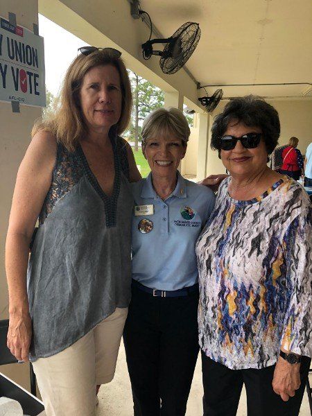 Katherine Waldron (District: 93) out meeting community members.