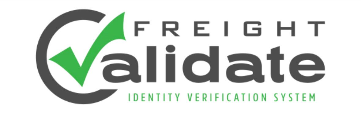 The logo for freight validate identity verification system