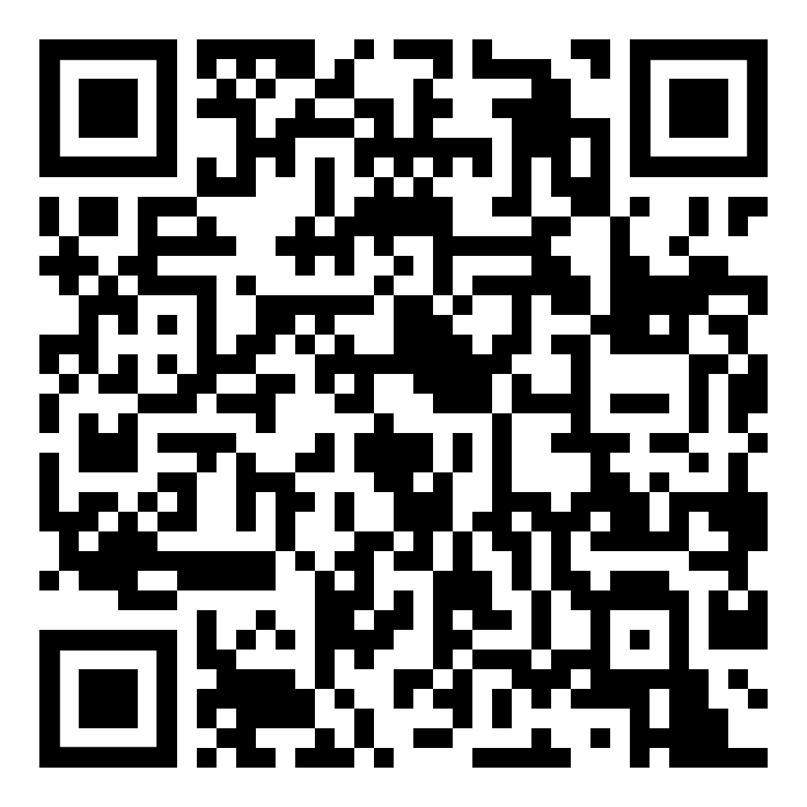 A black and white qr code on a white background.