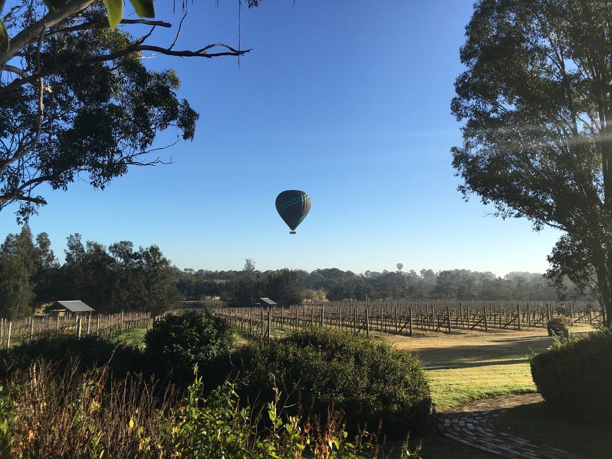 We are near to the balloon rides. 
