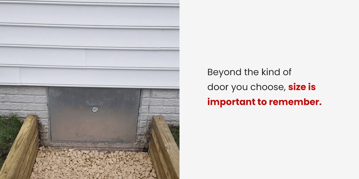 How to Install Crawl Space Door HydroHelp911