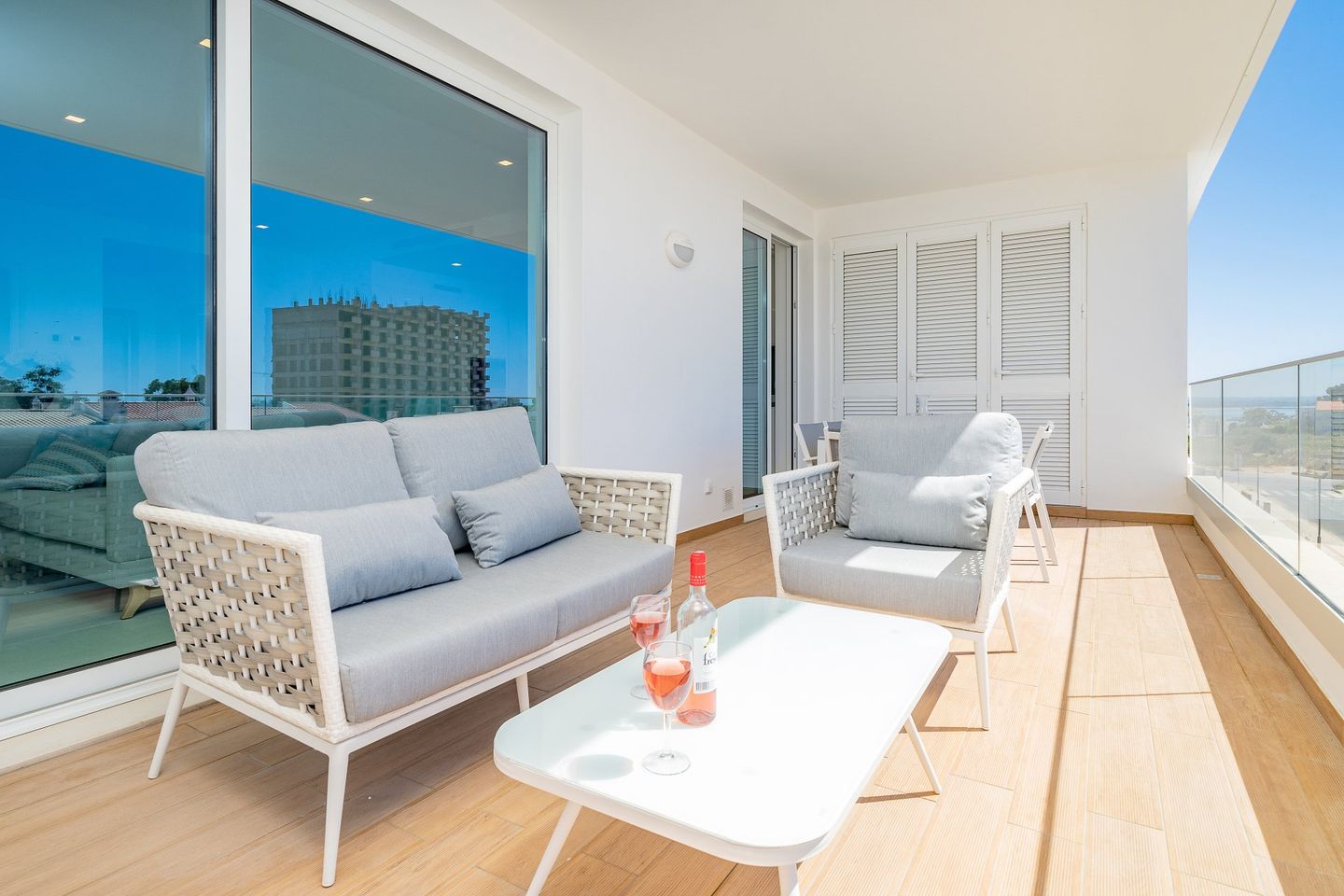 Ancora Apartment in Lagos - sunny balcony