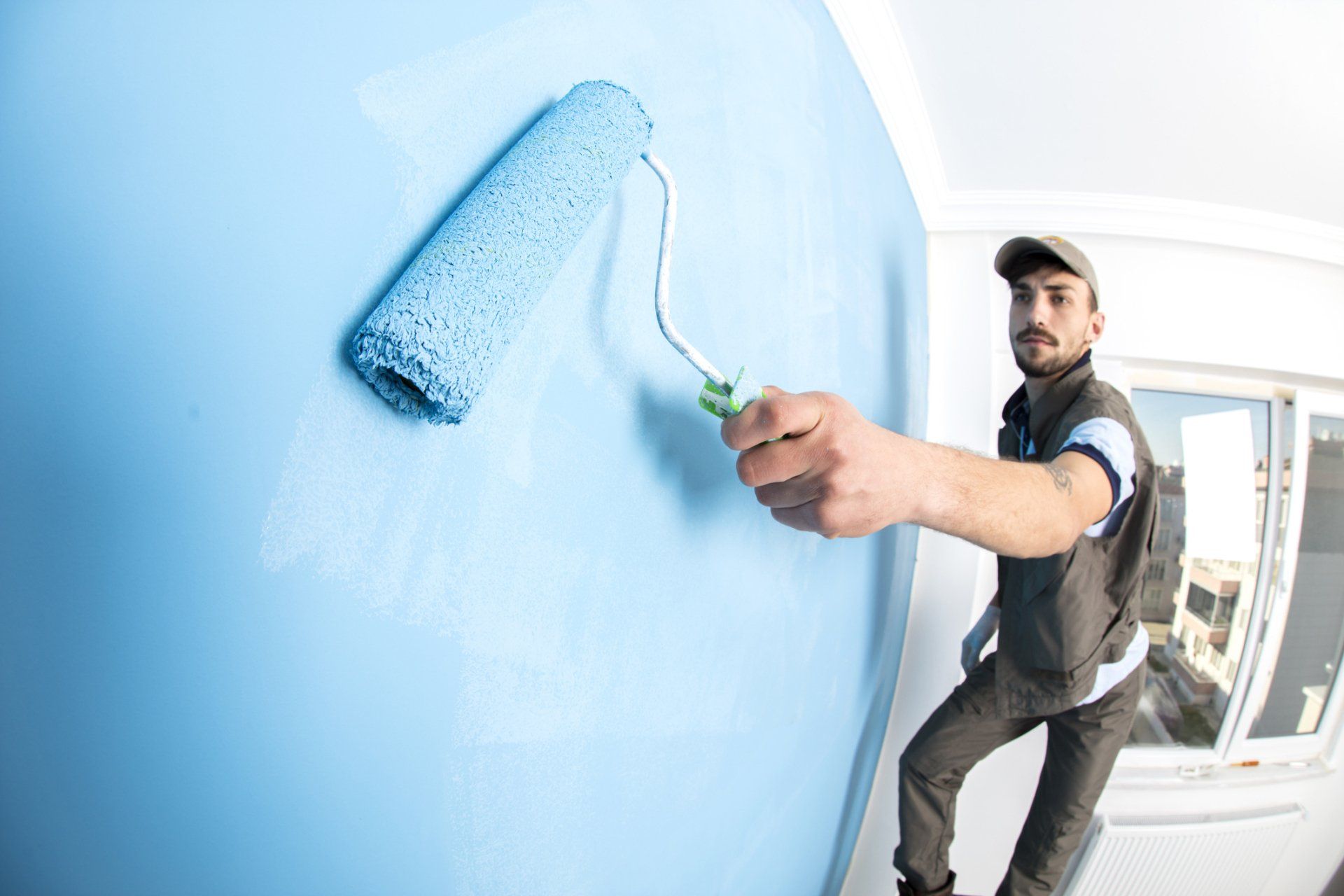 Painting the Wall — Reno, NV — Parker’s Painting Inc. Painting the Wall — Reno, NV — Parker’s Painting Inc.