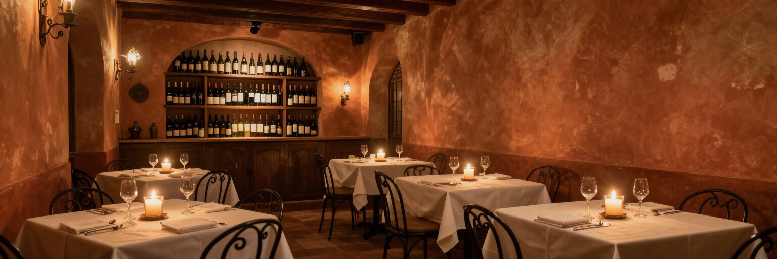 Cinematic atmosphere of Trattoria Bella Vita