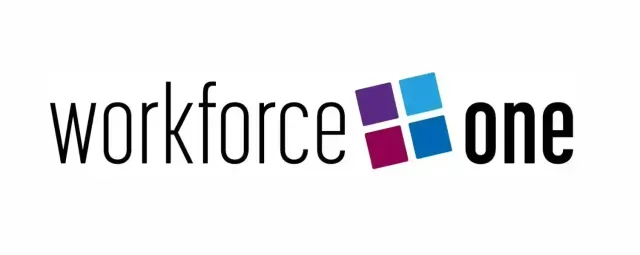 The Workforce One logo with the word 