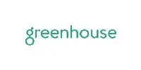 The teal Greenhouse logo on a white background, featuring a stylized lowercase 'g' icon next to the word 'greenhouse'.