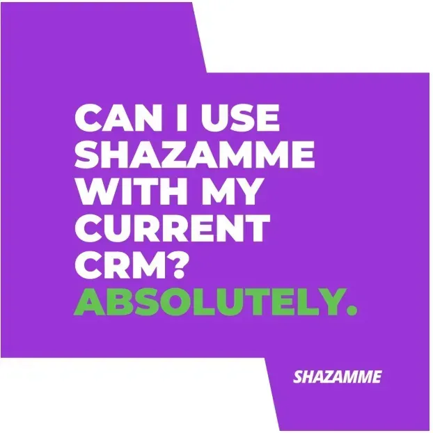 A purple graphic asks