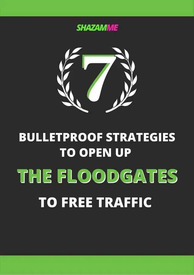 A graphic with a green border and black background, featuring a white 