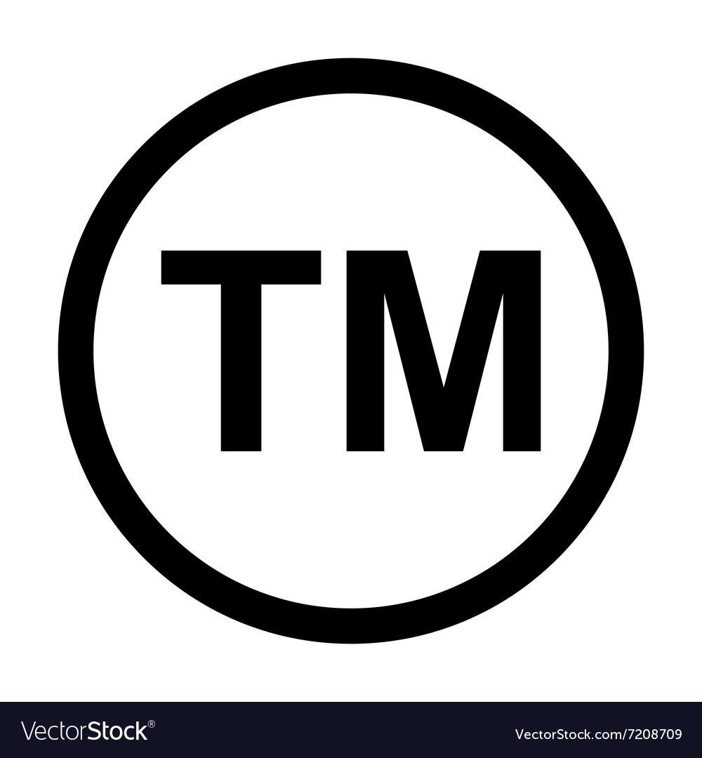 A black trademark symbol (TM) enclosed within a black circle on a white background.