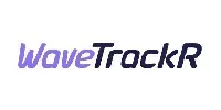 Logo for WaveTrackR with the word 
