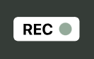 REC label with a green dot indicator