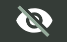 Crossed-out eye icon