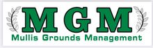 Logo for Mullis Grounds Management. Green 