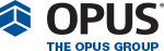 The opus group logo is shown on a white background.