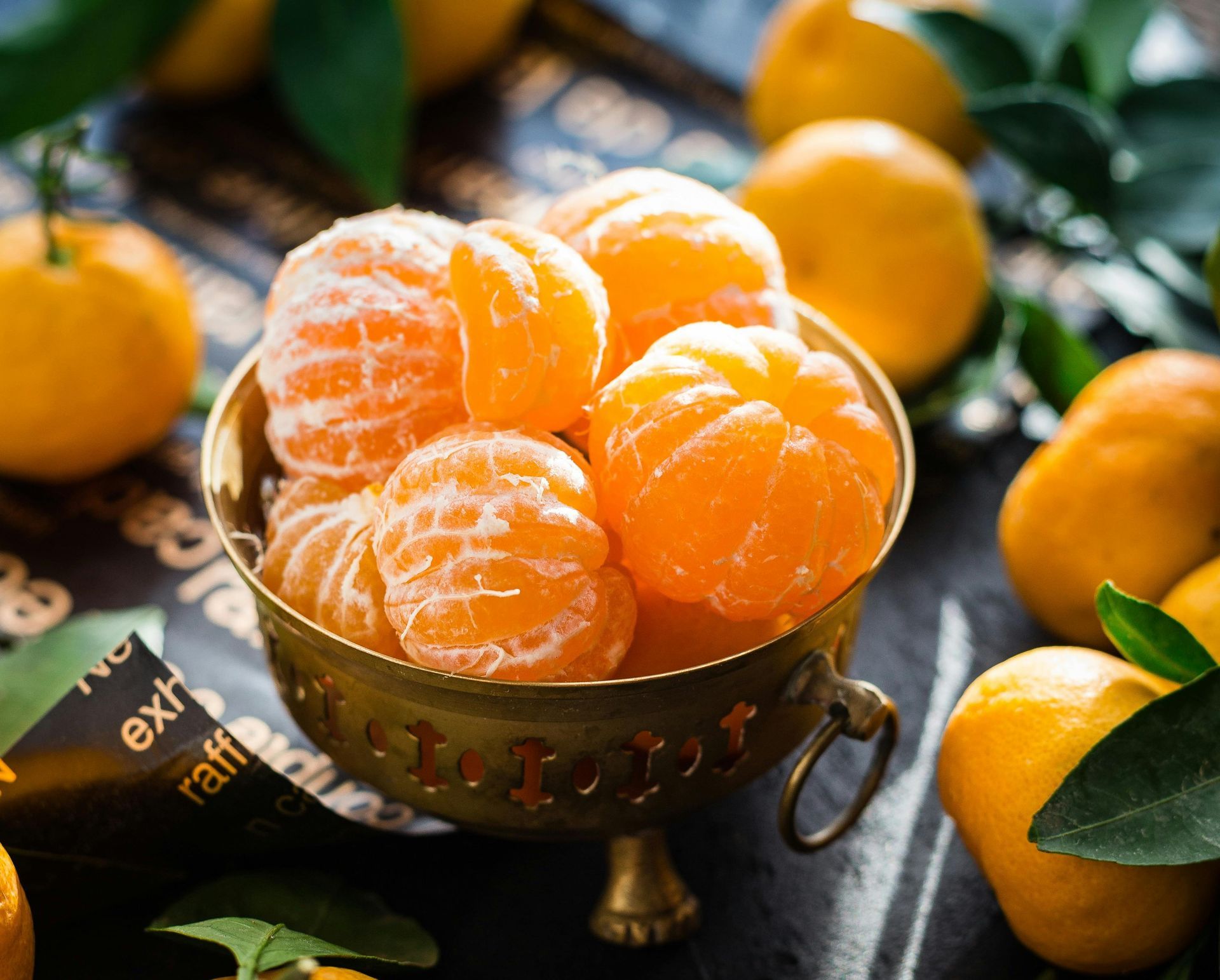 Fresh citrus in Ghana during Christmas
