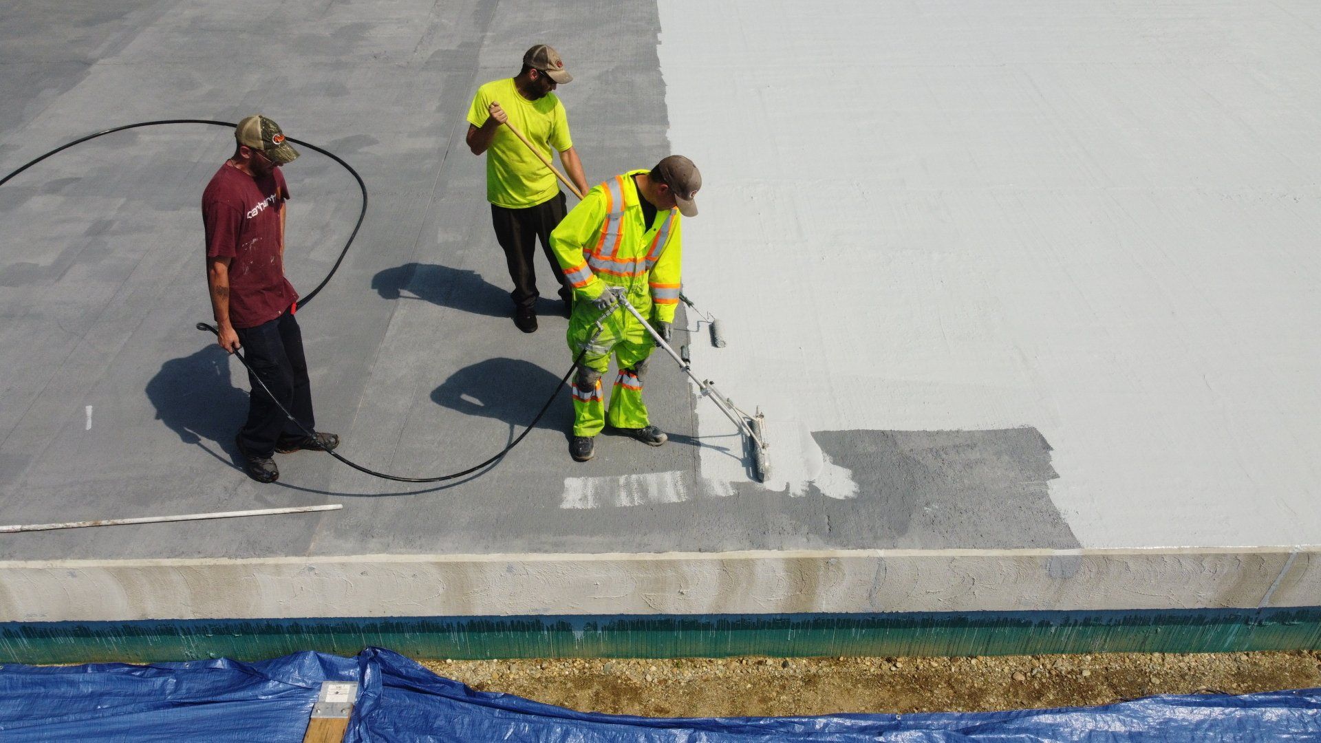Liquid applied membrane installed by Rodd Roofing