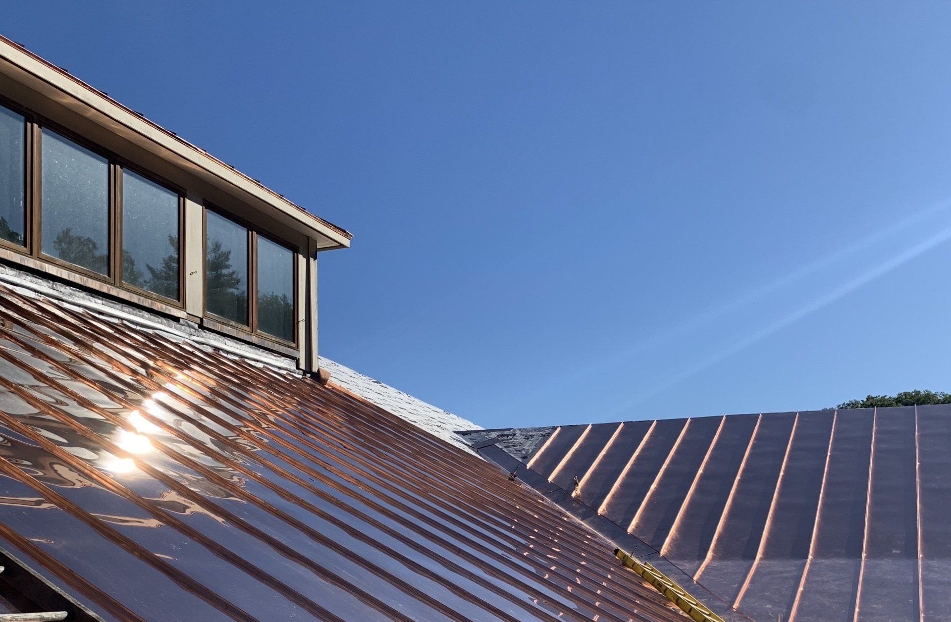 Copper Roofing install in New Hampshire by Rodd Roofing