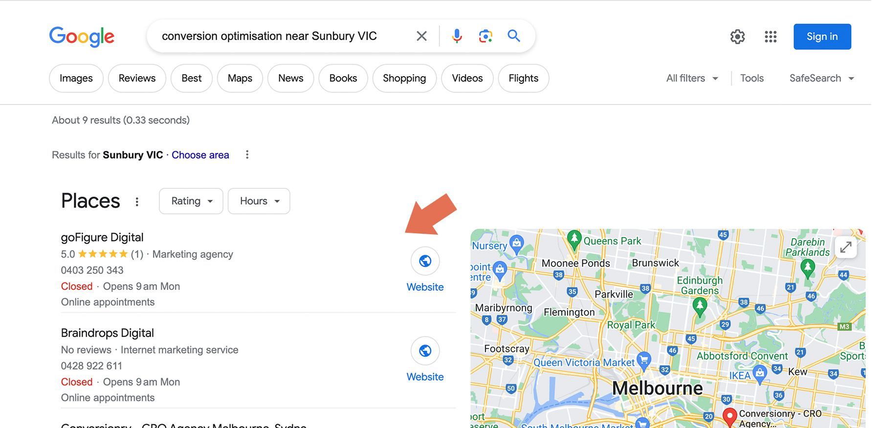 Google Local Pack