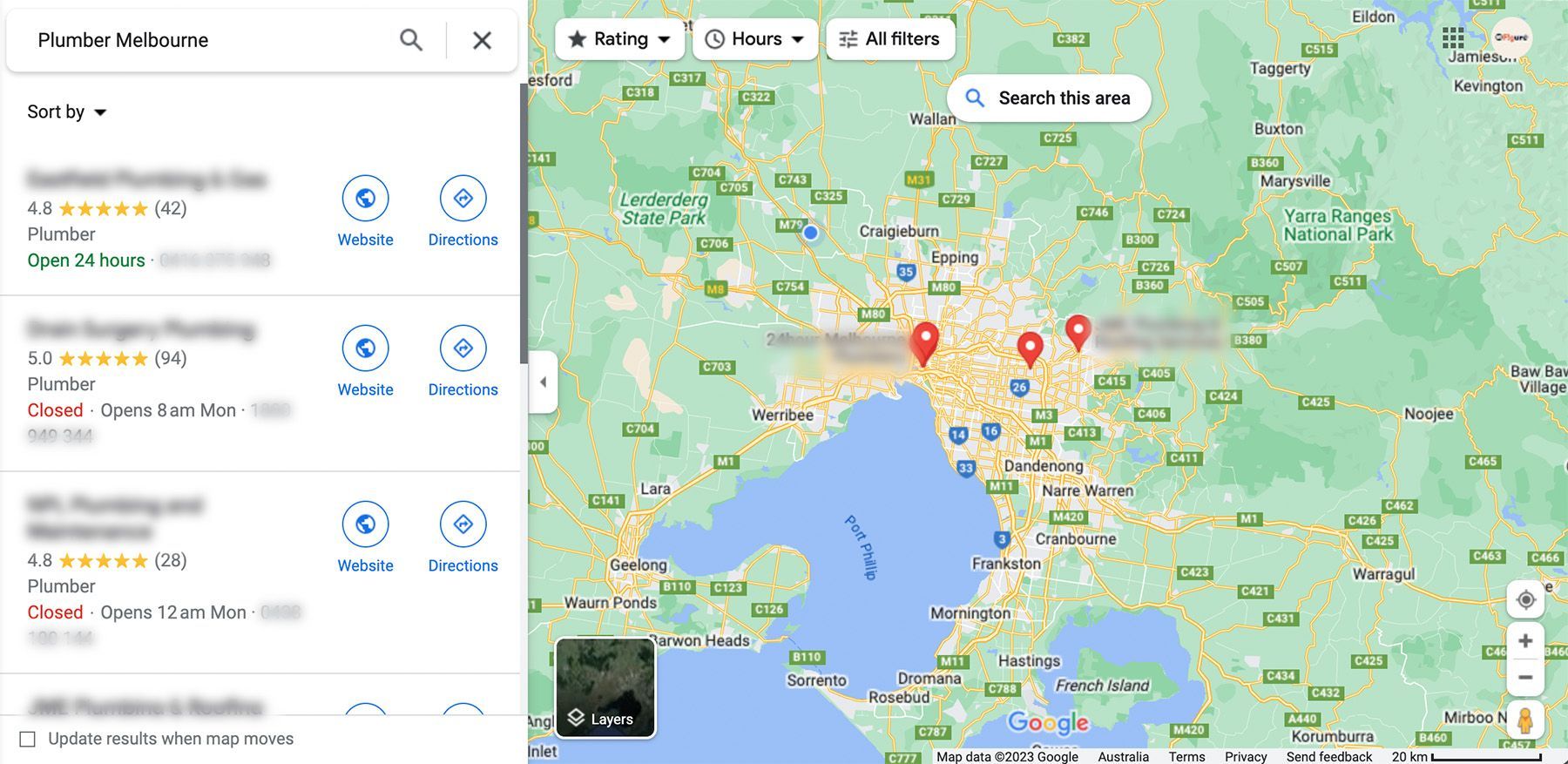 Google Map Pack