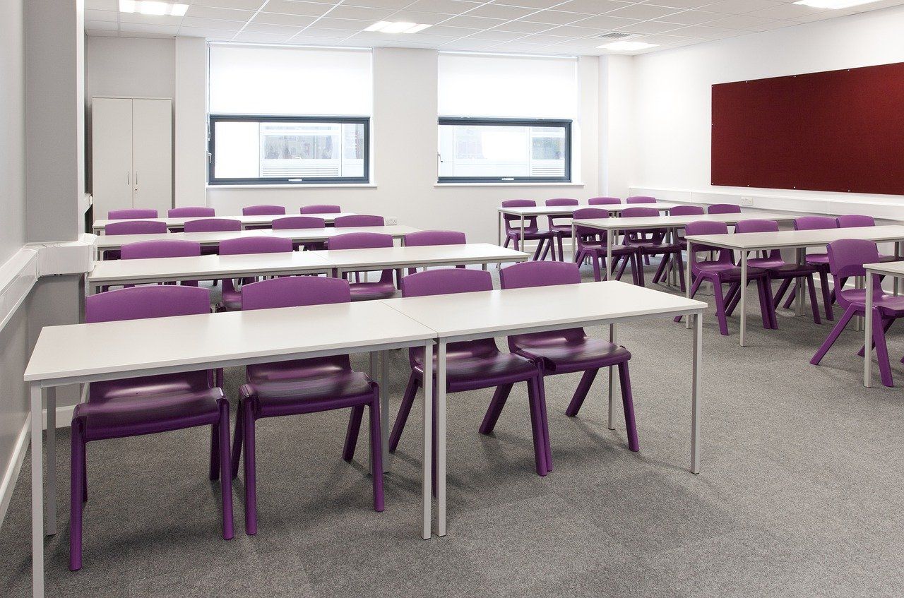 Empty classroom