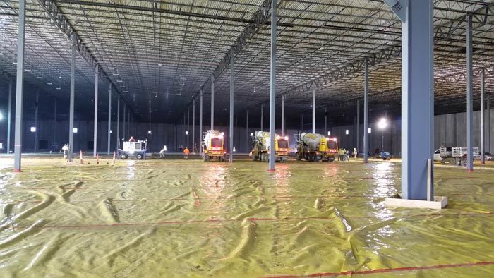 A large warehouse