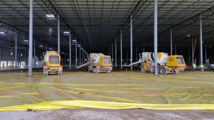 Warehouse under construction