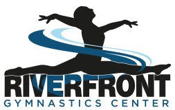 Riverfront Gymnastics Center logo