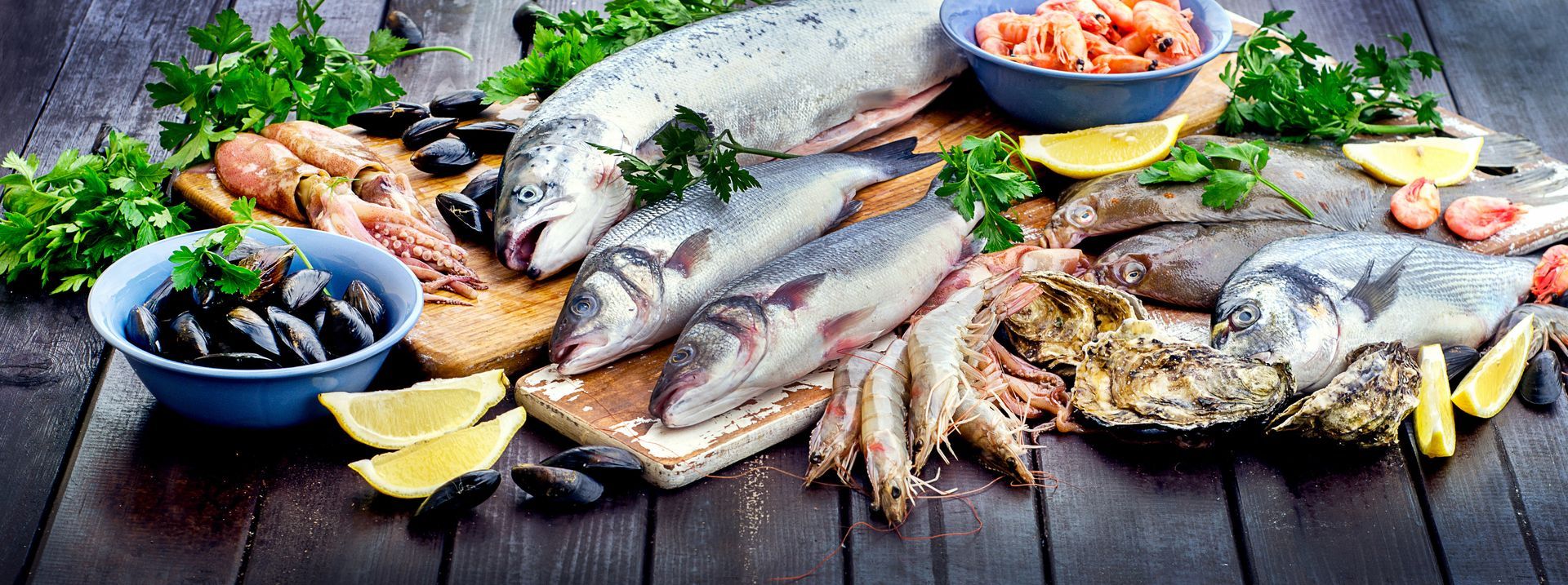 Fresh seafood